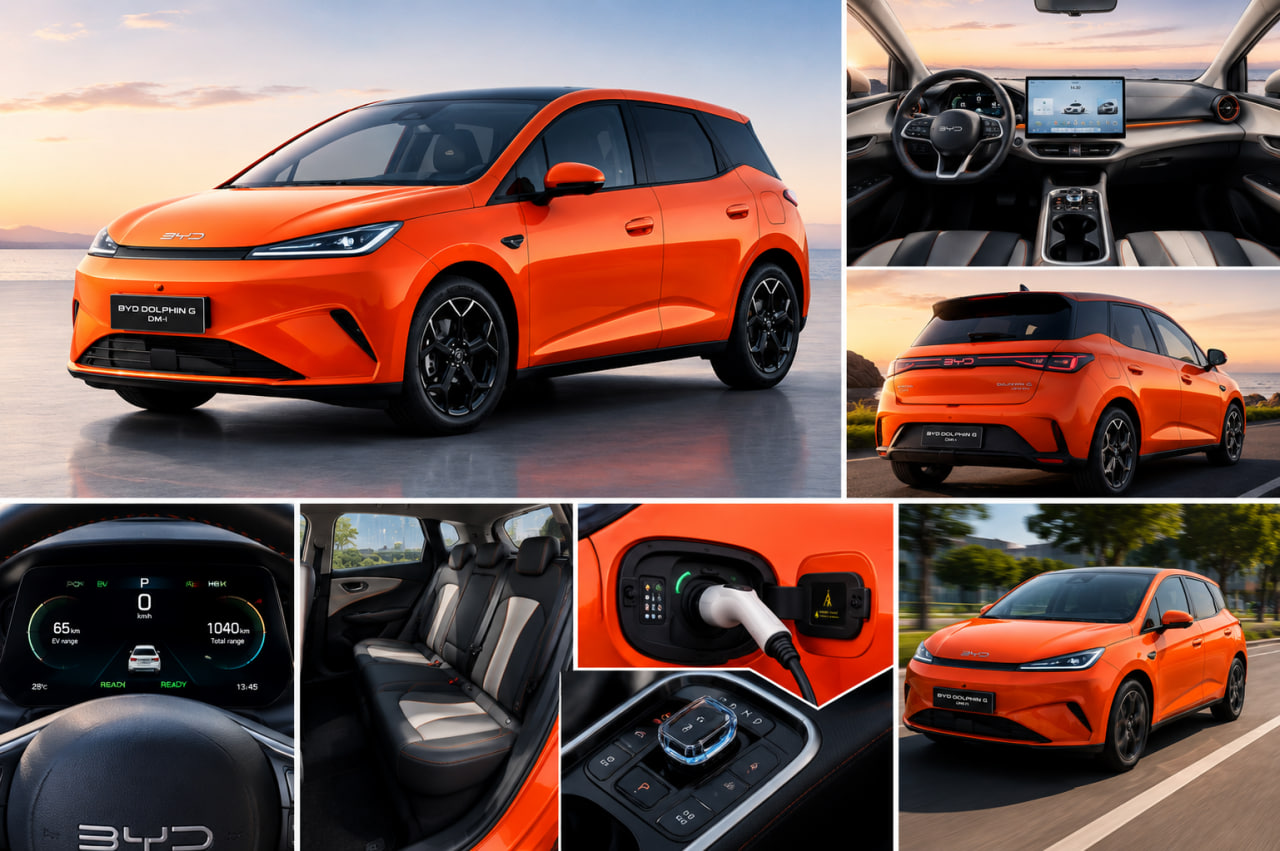 BYD Dolphin G DM-i 2026: обзор, расход и запас хода